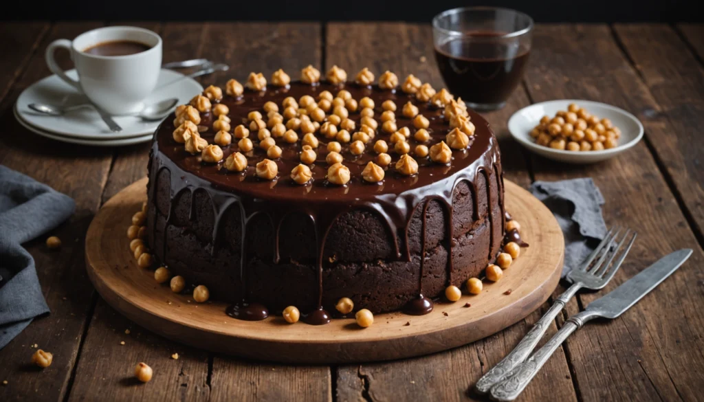 gateau chocolat pois chiche