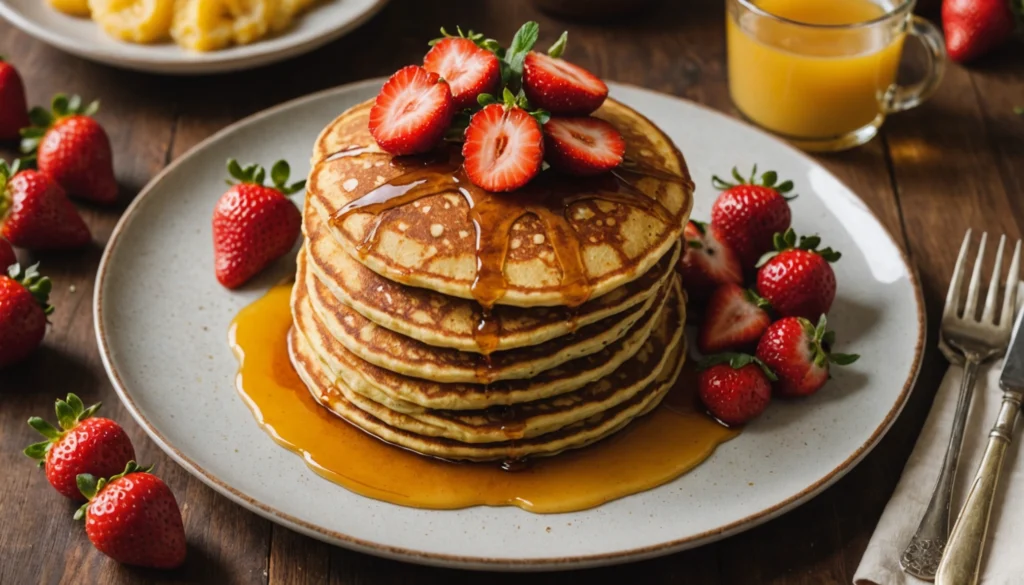 pancakes farine de pois chiche